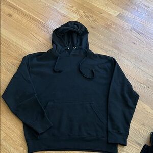 Men's Size Medium JACKSON HOLE Classic Black Men's Hoodie GUC